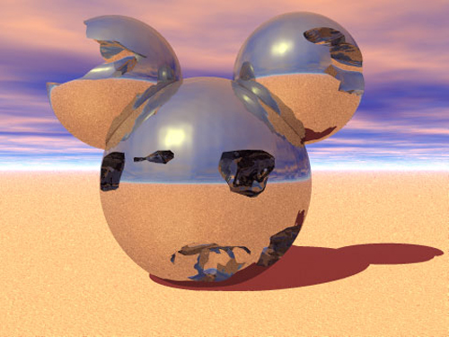 Tderone_Broken_Glass_Mickey_Sculpture